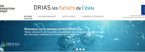 Lancement du portail de données hydrologiques DRIAS-Eau