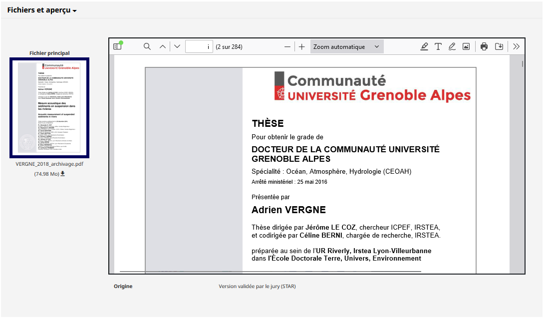 VERGNE-HALtheses